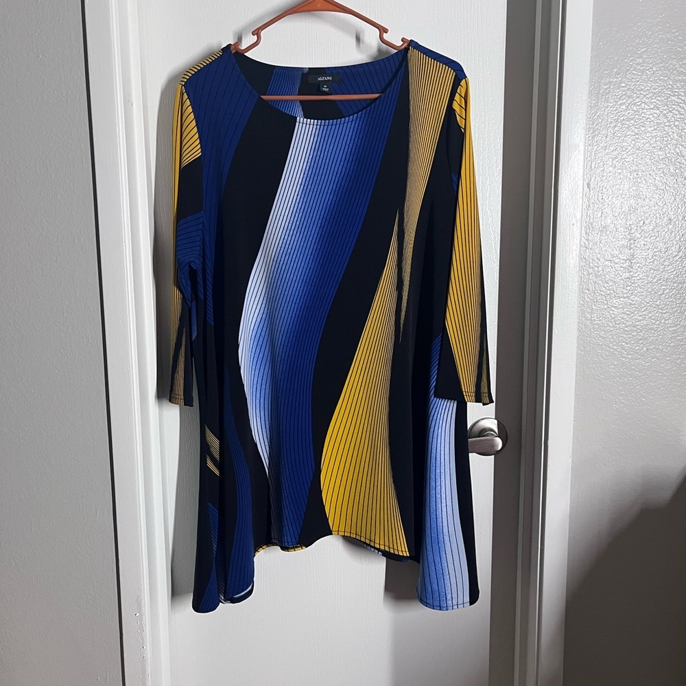 Elegant and Colorful Striped Women's Top